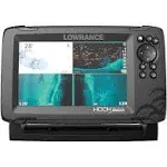 Lowrance Hook Reveal 7 Fish Finder 7 Inch Screen with Transducer and C-MAP Preloaded Map Options (Renewed)