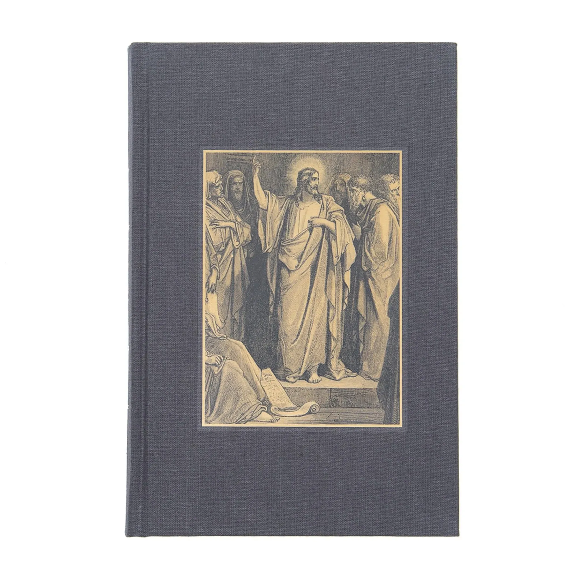 CSB Adorned Bible, Charcoal Cloth Over Board, Black letter, Elegant Design, Gustave Doré, Illustrations, Single-Column, Wide-Margins, Easy-to-Read Bible Serif Type