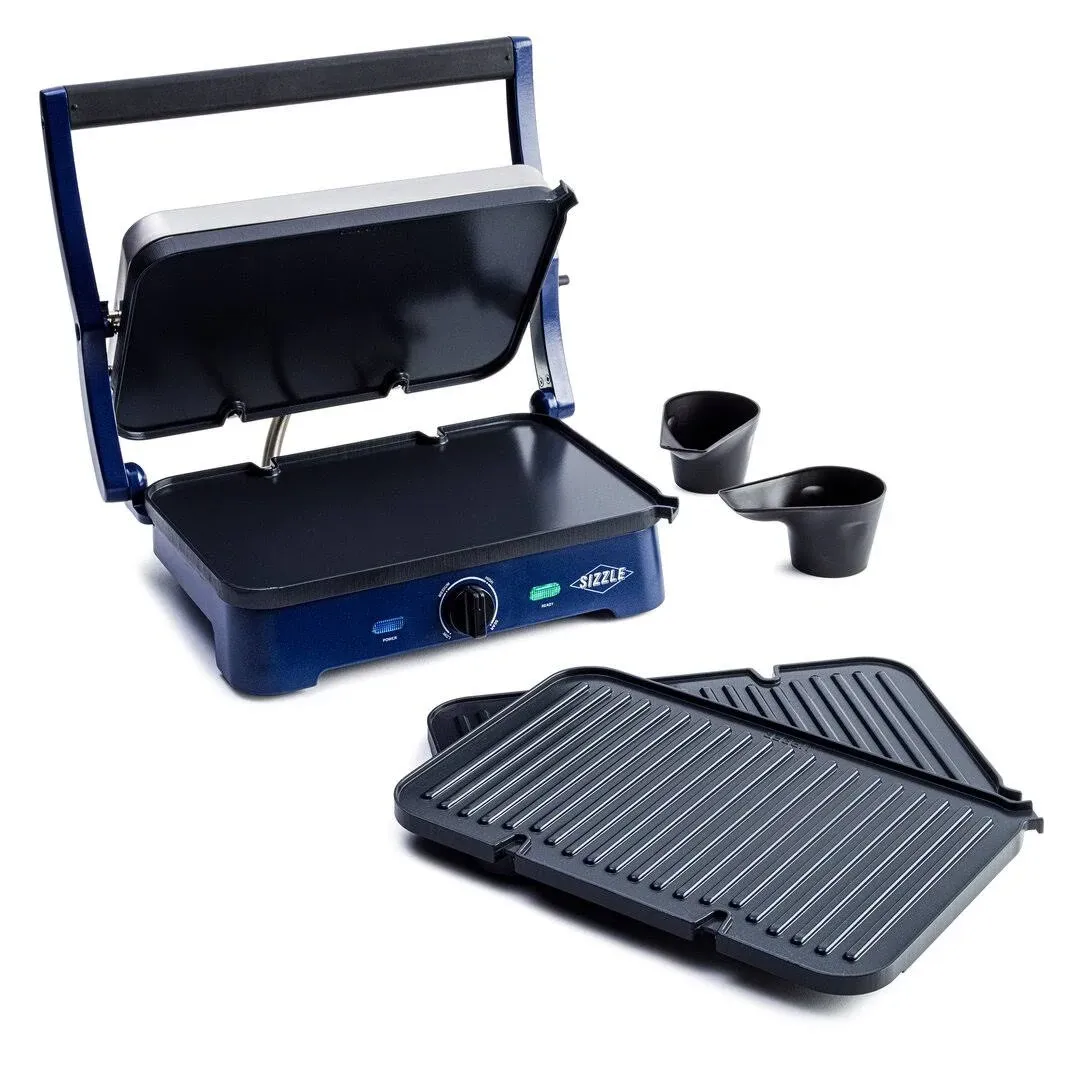 Blue Diamond Electric Nonstick Griddle, PFAS-Free, Dishwasher Safe, Adjust Temp