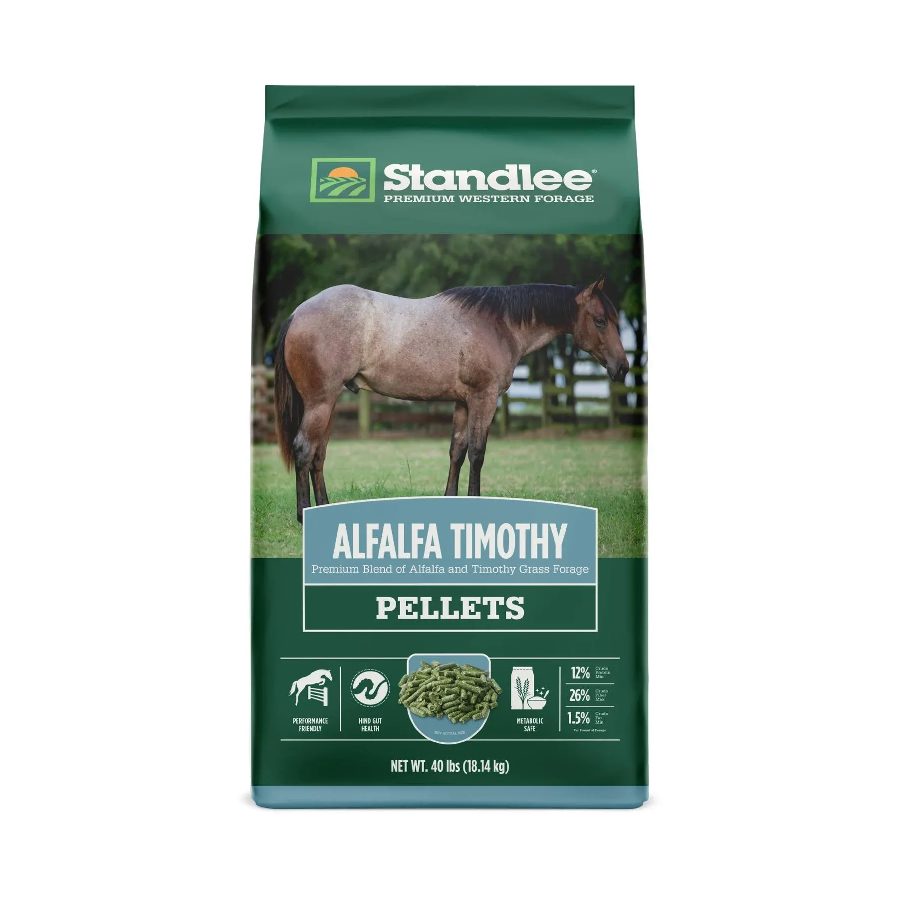 Standlee Premium Alfalfa Pellets, 40 lbs