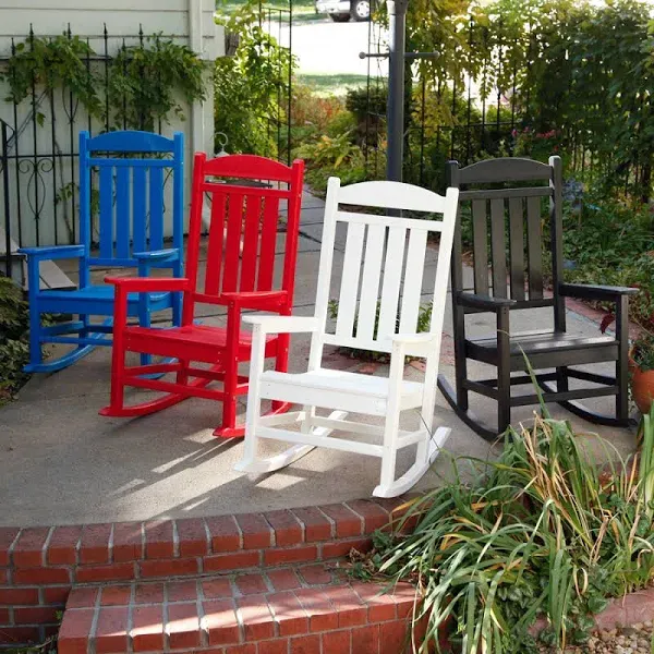 POLYWOOD Presidential Rocking Chair White