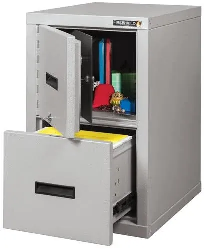 FireKing Space Saving FireShield Safe-In-A-File Cabinet