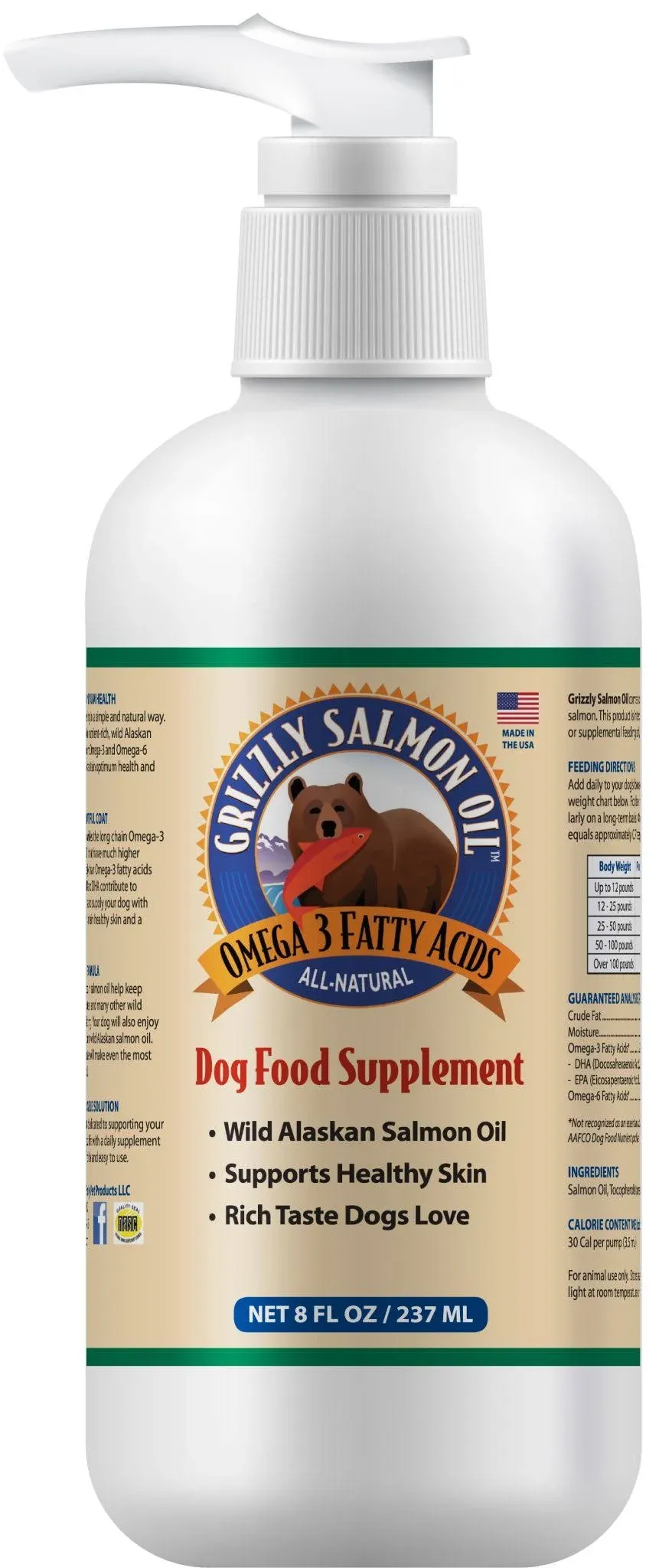 Grizzly Salmon Oil Plus 32oz