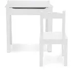 Melissa & Doug White Wooden Lift Top Desk Chair