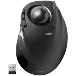 ELECOM Wireless Finger-operate<wbr/>d Trackball Mouse EX-G series 8-Button M-DT2DRBK