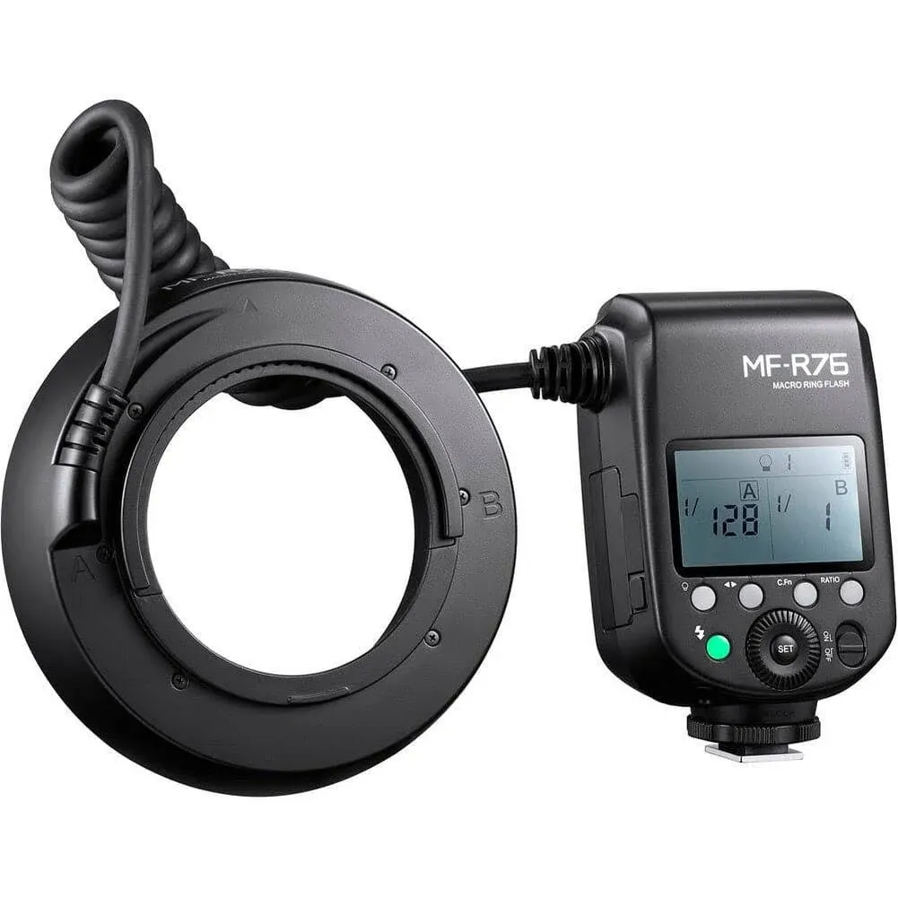 Godox MF-R76 Macro Ring Flash with Li-ion Battery