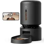 Petlibro Automatic Cat Feeder with Camera for Two Cats, 1080p HD Video with Night Vision, 5G WiFi Pet Feeder with 2-Way Audio for Cat & Dog, Low