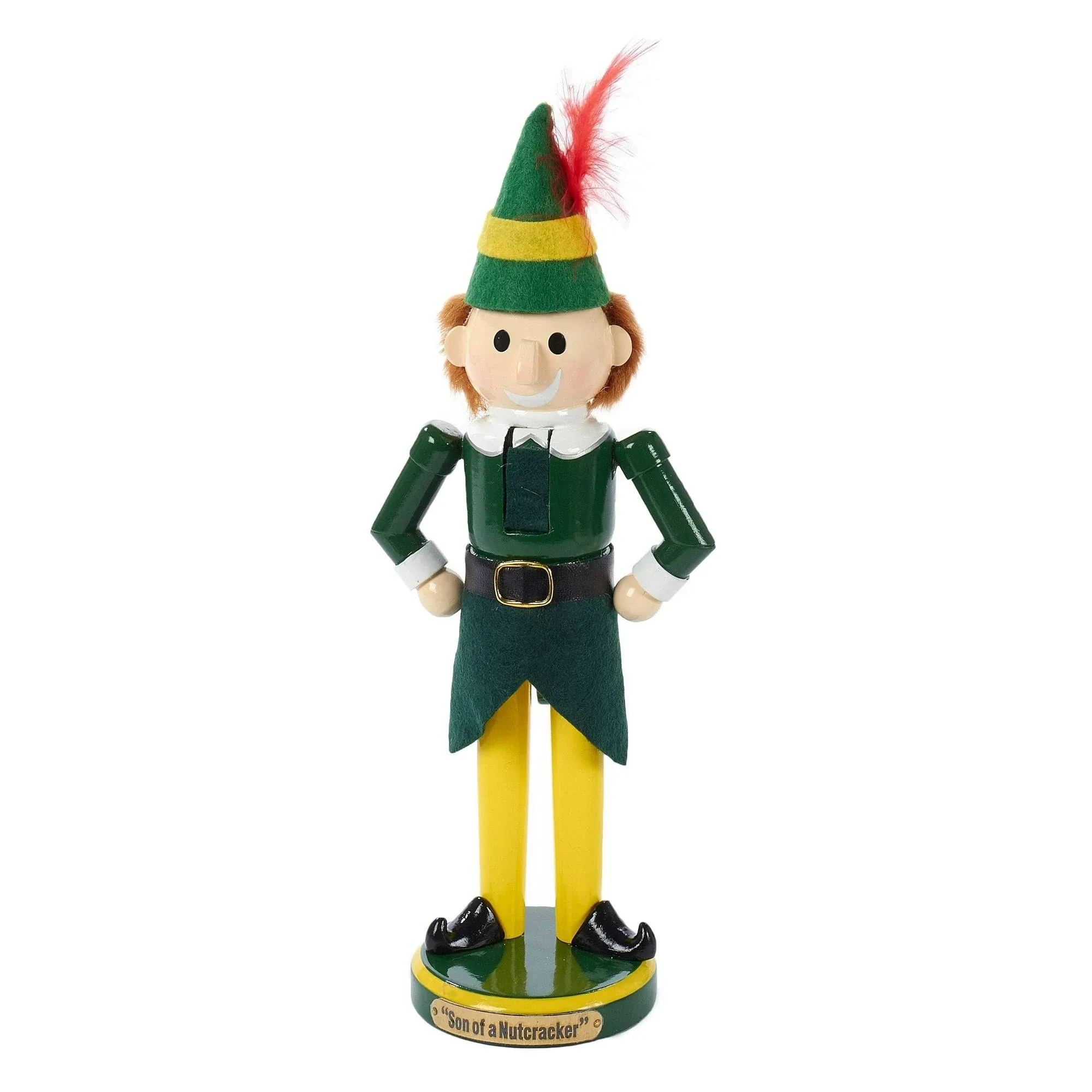 Kurt Adler 11-Inch Wooden Buddy The Elf Nutcracker