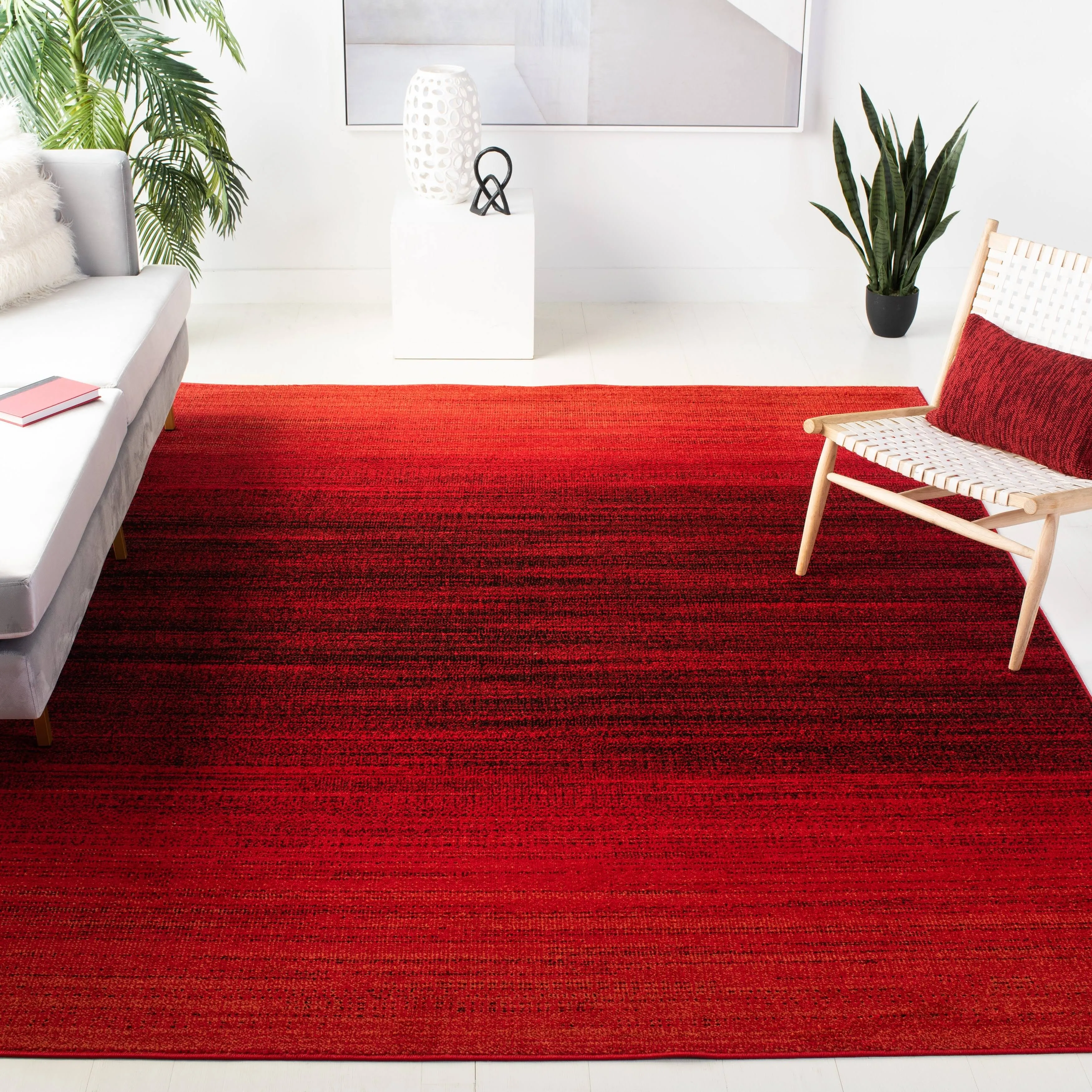 Safavieh Adirondack Rug Collection ADR142Q - Red / Black - 8' x 10'