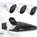 Swann 4-Channel 64GB DVR Security System with 4 1080p Wired Bullet Cameras