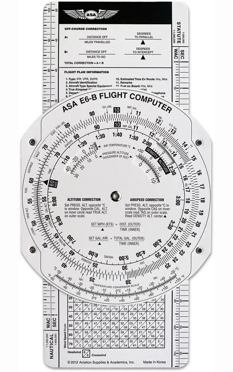 ASA E6-b Paper Flight Computer