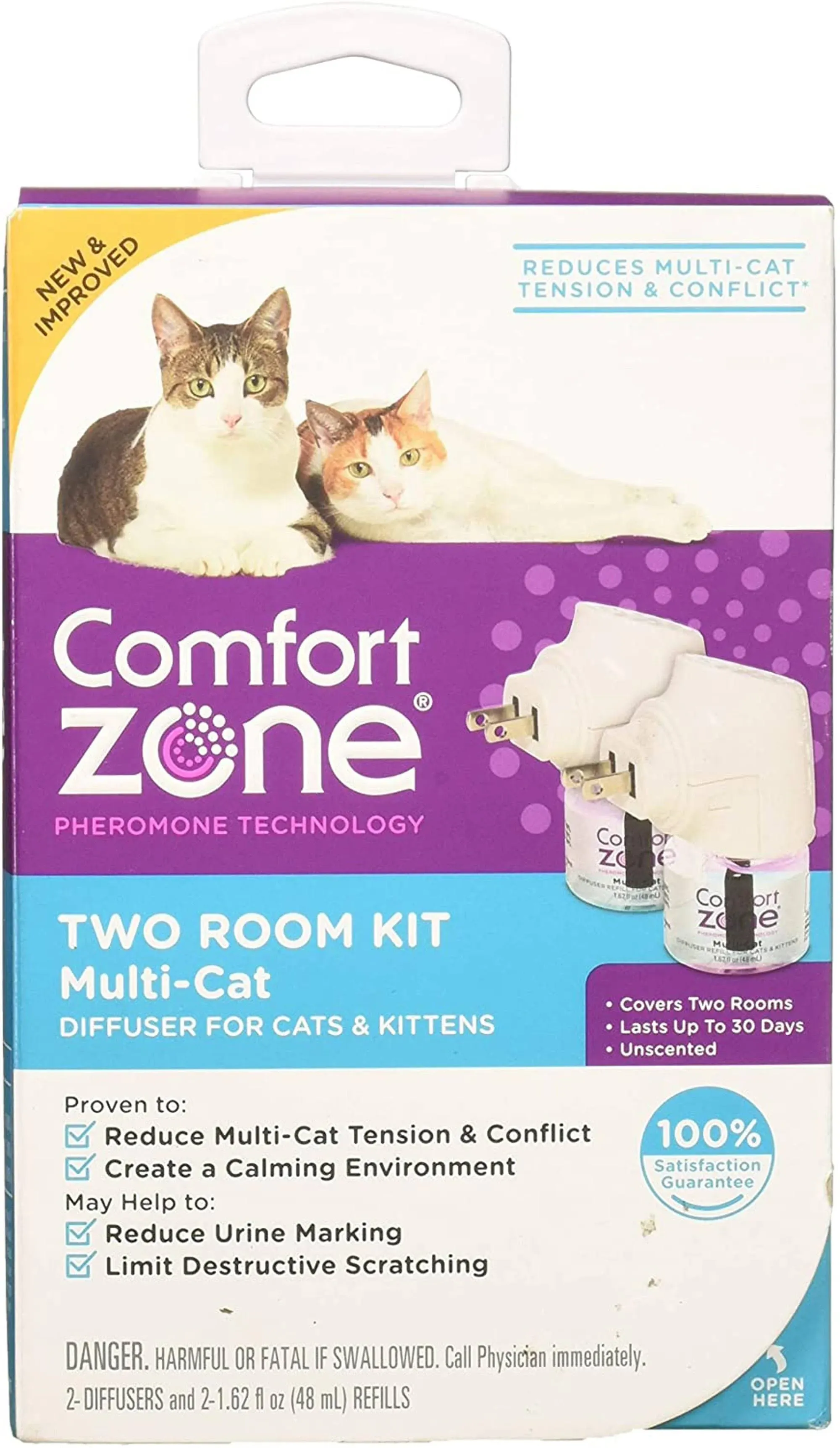 Comfort Zone Multi-Cat Diffuser Kit 2 Pack