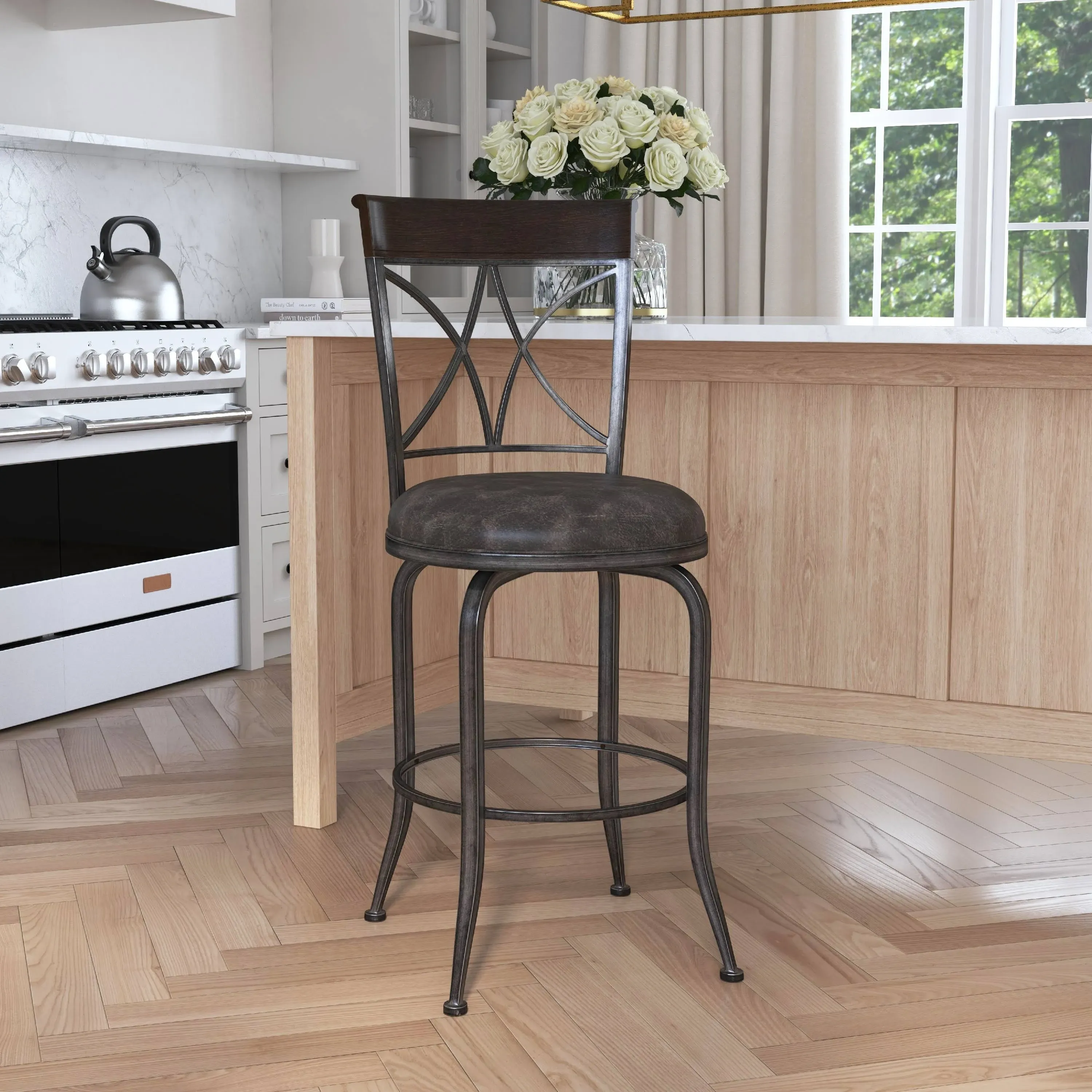 Hillsdale Killona Swivel Counter Stool