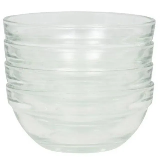 Greenbrier 3½" Glass Prep Bowls, 4-ct. Set