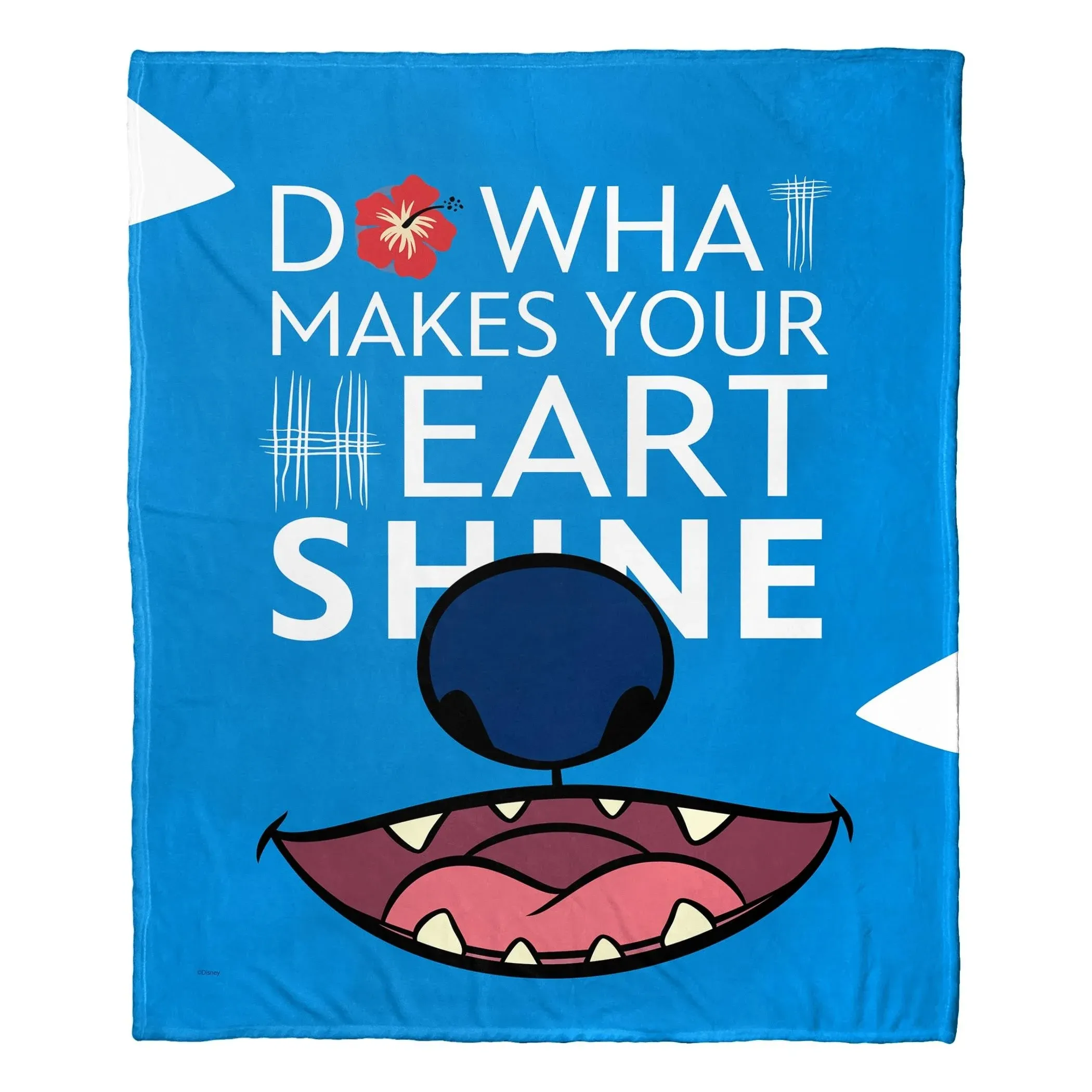 Northwest Disney 100 Silk Touch Throw Blanket, 50" x 60", What Makes Your Heart Shine