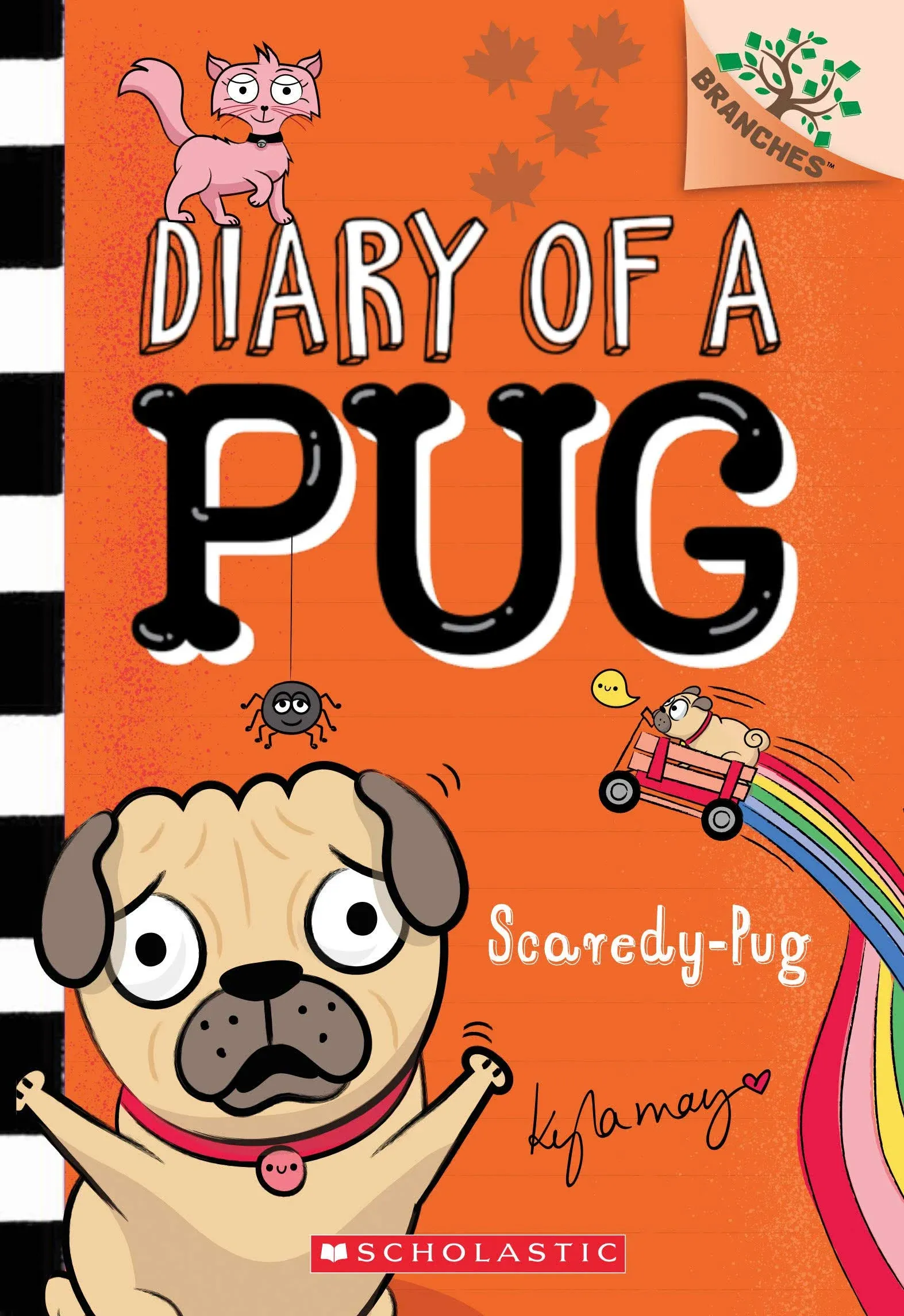 Scaredy-Pug: A Branches Book (Diary of a Pug #5) (5) by  Kyla May - from EB-Books (SKU: 570SDV0019AD_ns)