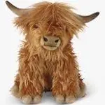 Living Nature Highland Cow - Soft Toy with Sound