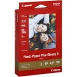 Canon 4x6 Photo Paper Plus Glossy II (50 Sheets) | MemoryC