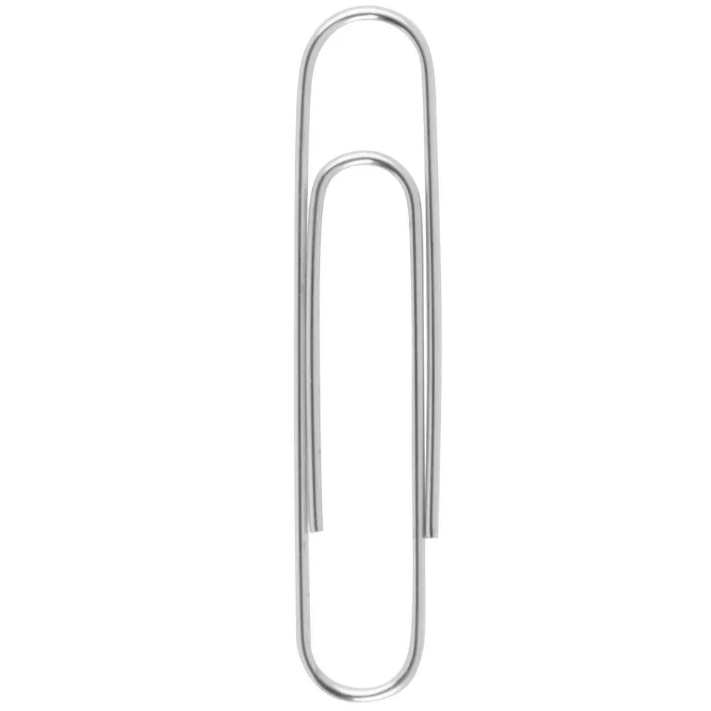 ACCO Jumbo-Size Paper Clips (Smooth) 72580 