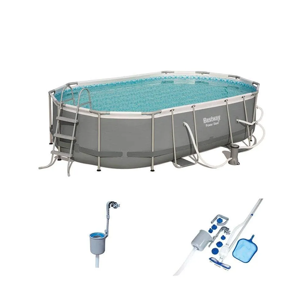 Bestway Power Steel 16' x 10' x 42" Above Ground Pool Set