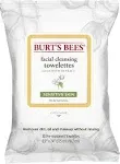 Burt's Bees 30-Count Sensitive Facial Cleansing Towelettes