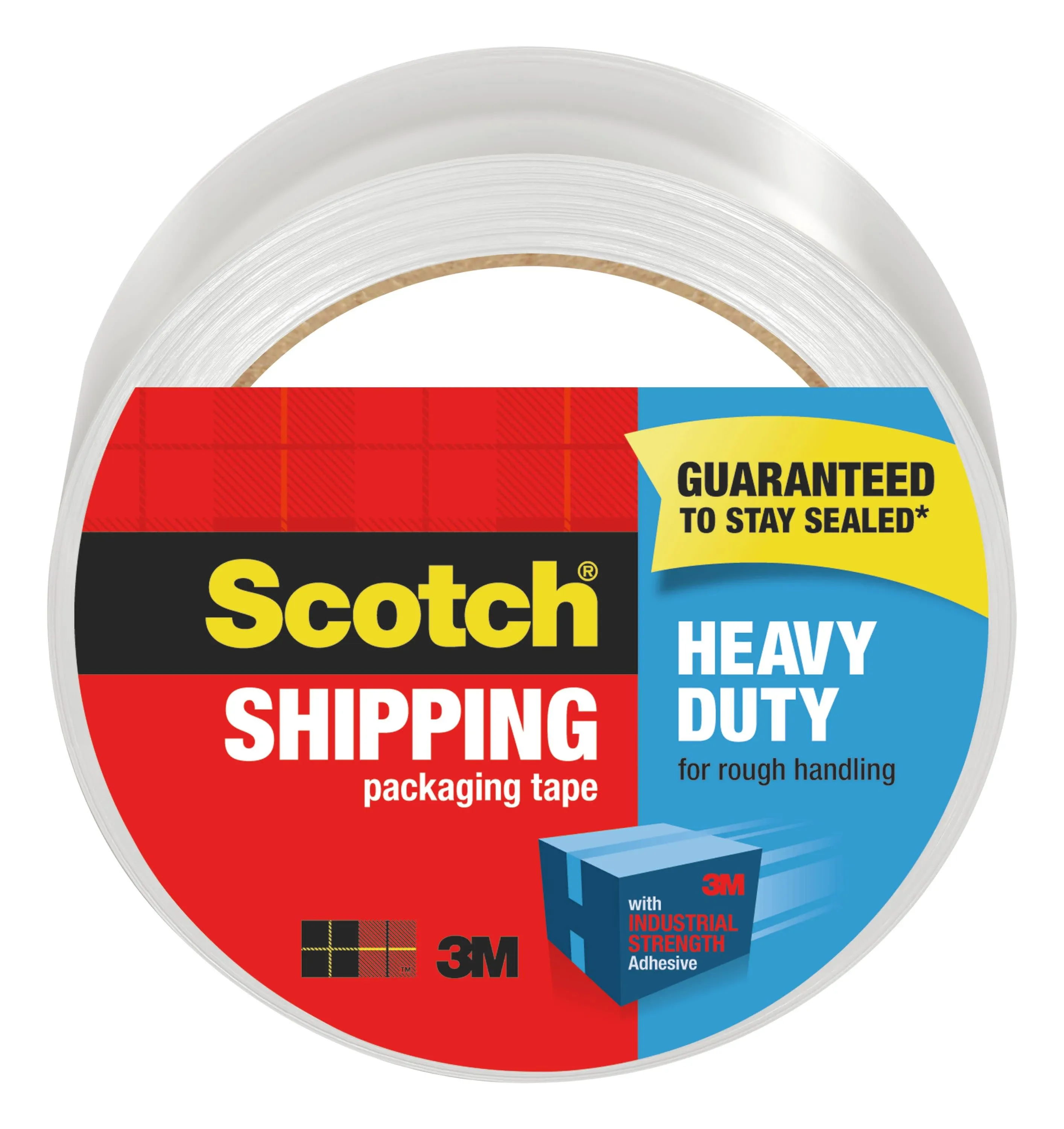 Scotch 3850 Heavy-Duty Packaging Tape, 1.88" x 54.6yds, Clear