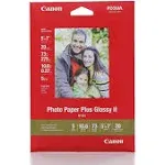 Canon Photo Paper Plus Glossy II - 5&#034;x7&#034;, 20 Sheets (2311B024)