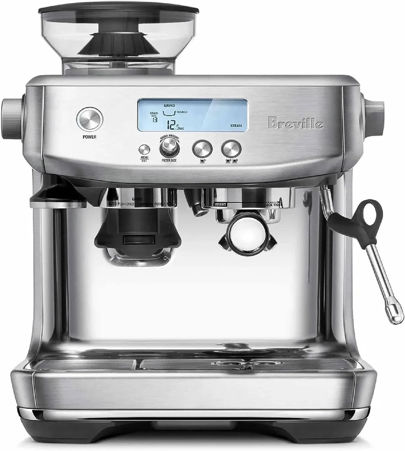 Breville RM-BES870XL Barista Express Espresso Machine,15 Ounces Brushed Stainless Steel