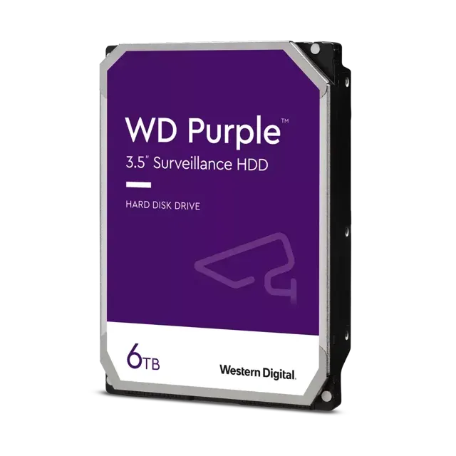 Western Digital WD64PURZ 6TB 3.5" SATA WD Purple Internal Hard Drive