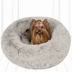 Friends Forever Coco Faux Fur Self Warming Indoor Round Donut Cuddler