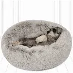 Friends Forever Coco Faux Fur Self Warming Indoor Round Donut Cuddler