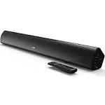 Majority Teton Sound Bar for TV | 120W Powerful Stereo 2.1 Channel Sound | Home Theatre 3D Soundbar with Built-In Subwoofer