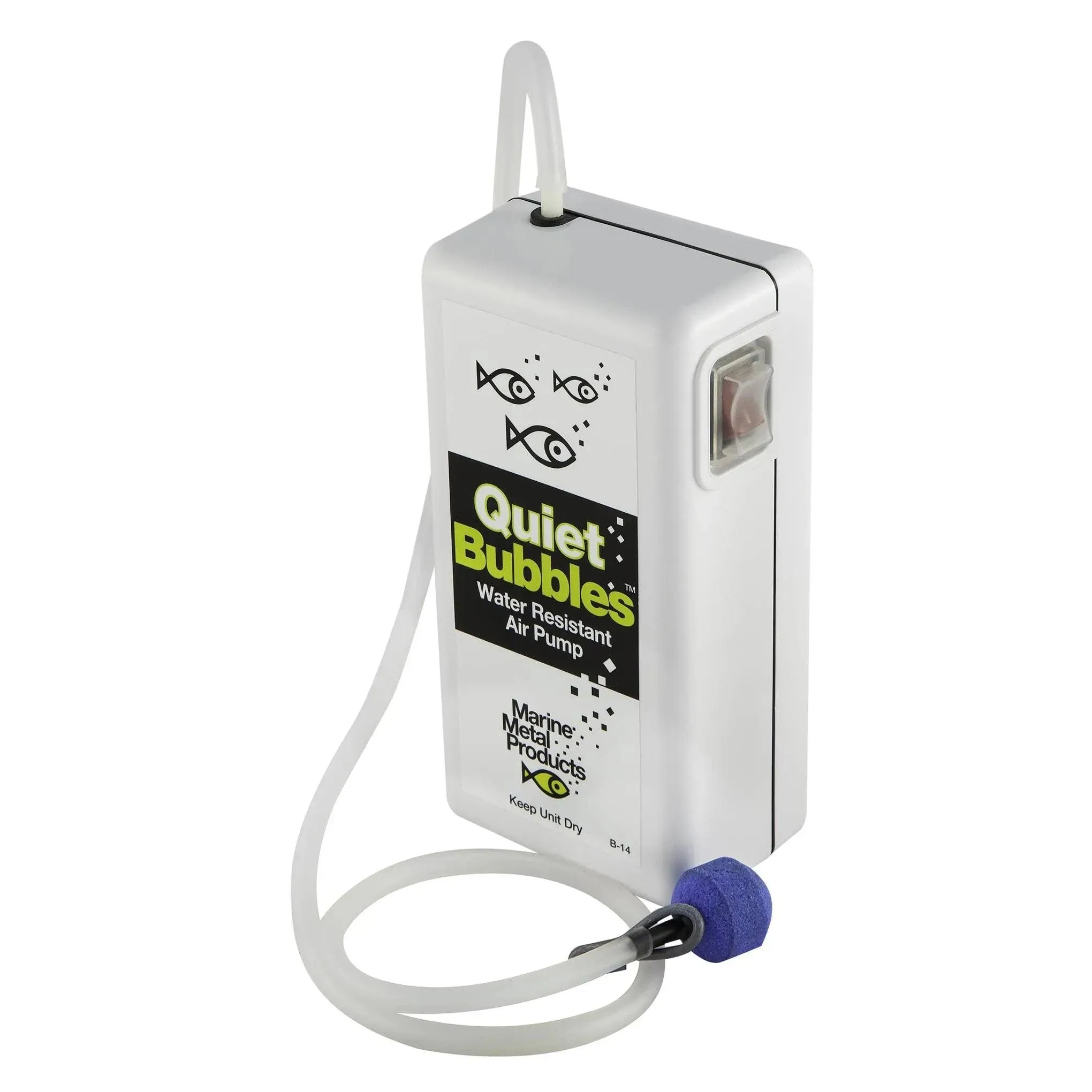 Marine Metal Aerator Quiet Bub 1.5V 33 Hrs W-2 D Battery B-14