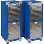 UltraHD 4-Door Stackable Locker Cabinet Blue