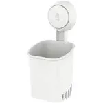 Toothbrush Holder Suction Cup Wall Mounted Drill-Free for Bathroom Shower Ele...