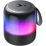 Soundcore Glow Mini Portable Speaker, Bluetooth Speaker with 360 Sound, Light Show, 12H Battery, Customizable EQ and Light, IP67 Waterproof and Dustpr