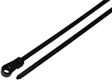 South Main Hardware 15-in 100-Pack Screw Mount 120-lb Black Speciality Cable Tie