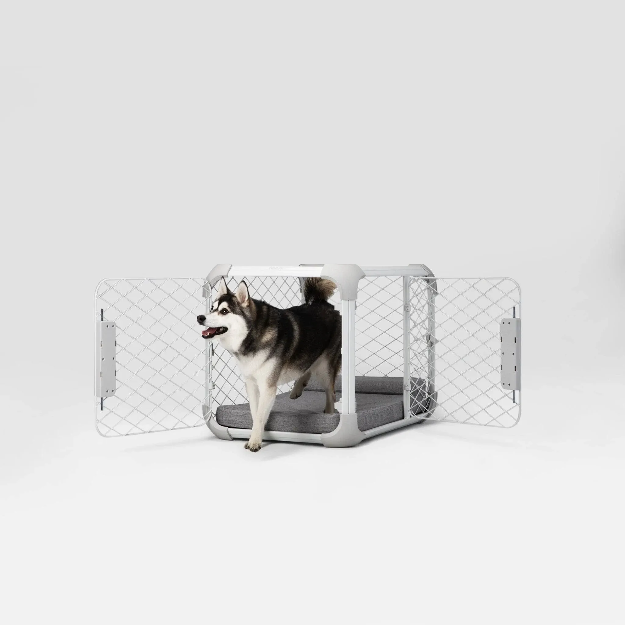 Diggs Medium Evolv Dog Crate - Ash