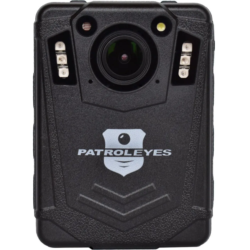 PatrolEyes Edge 2K Police Body Camera with Night Vision & GPS PE-EDGE