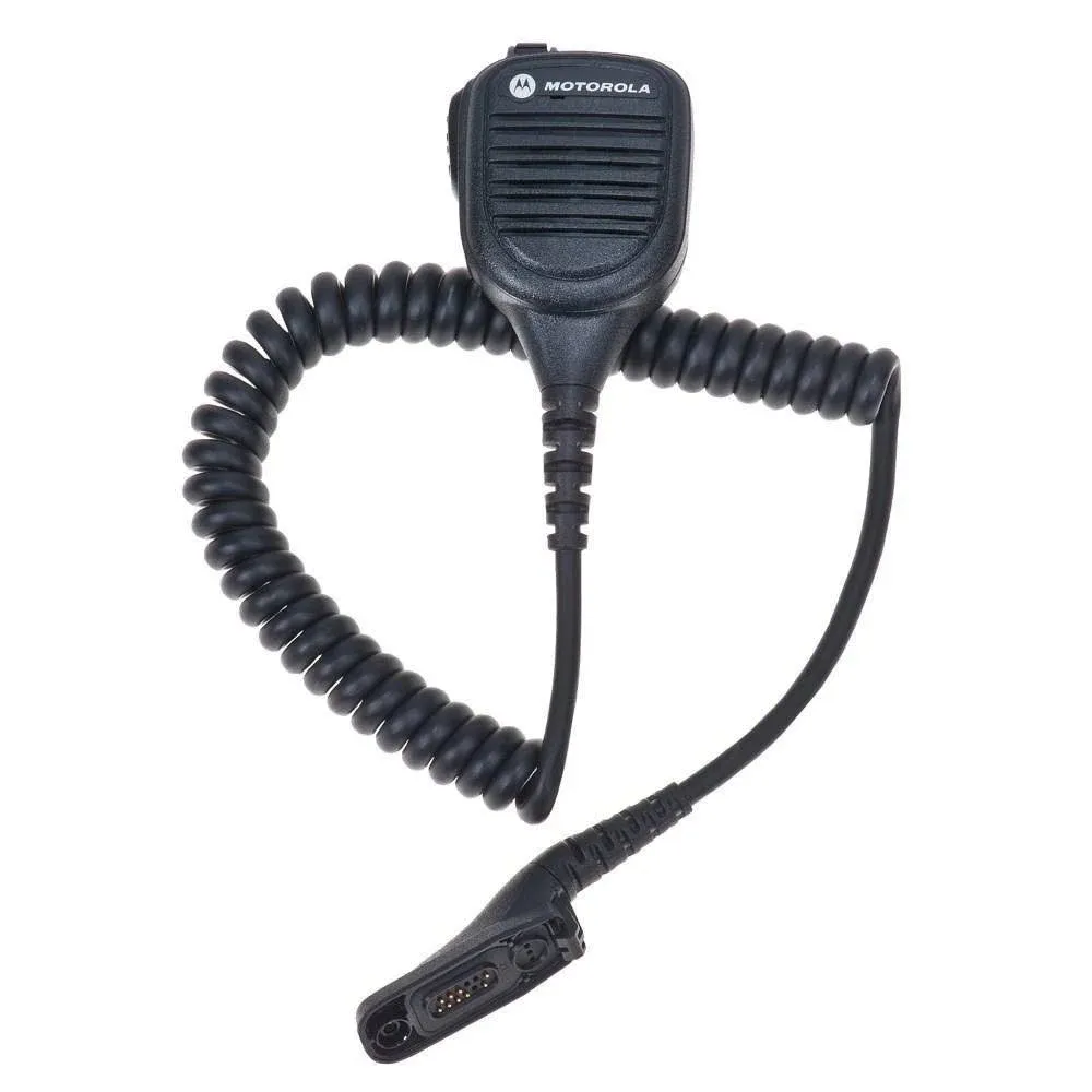 MOTOROLA Speaker Microphone: Fits Motorola, For DP3000e/XPR 3000/XPR 3000e Series, 3.5 mm Jack, IP54