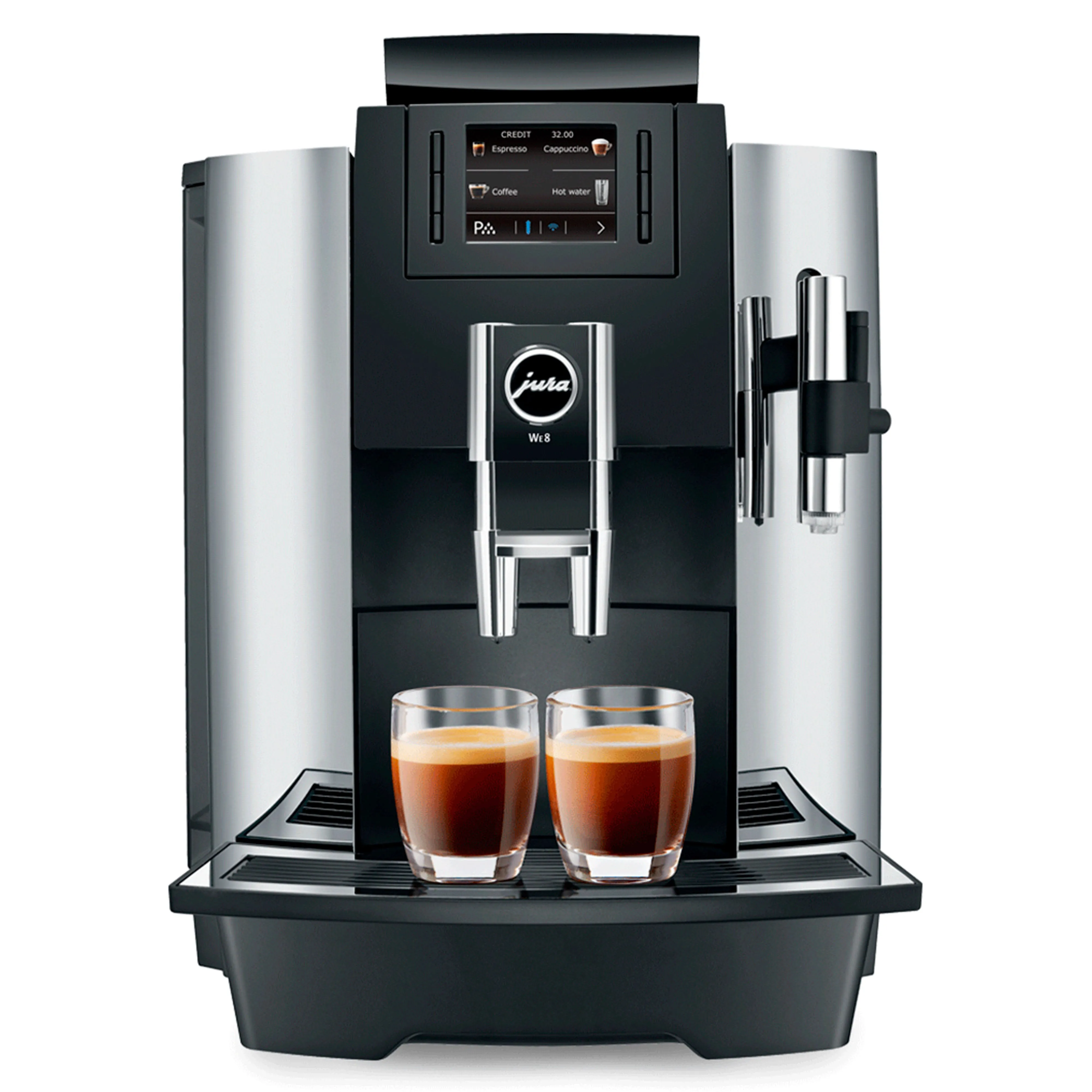 Jura WE8 Automatic Coffee Machine Chrome