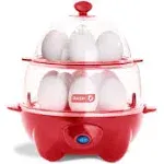 Dash Deluxe Egg Cooker - Red