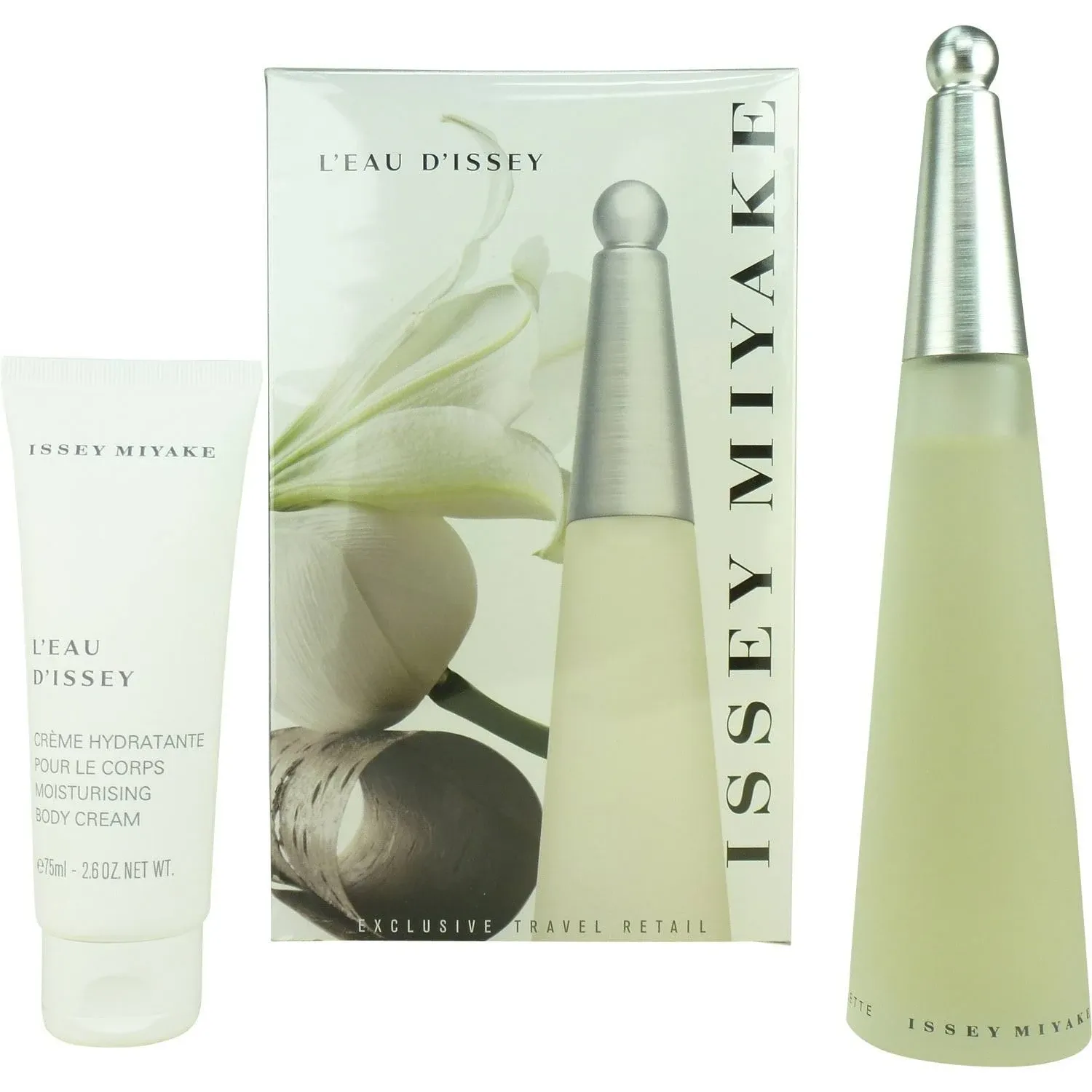 Issey Miyake GSWISSEYMIYAKE2PC34B 2 Piece Gift Set - 3.3 oz Eau De Toilette Spray, 2.6 oz Body Cream for Women