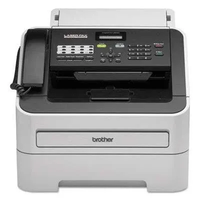 Brother FAX-2840 High Speed Mono Laser Fax Machine, Dark/Light Gray - FAX2840