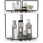 Bathroom Countertop Organizer Counter Shelf Bathroom Organization 2 Tier Corner 