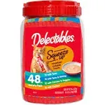 Hartz Delectables Squeeze Up Variety Pack Lickable Cat Treats, 48 Count