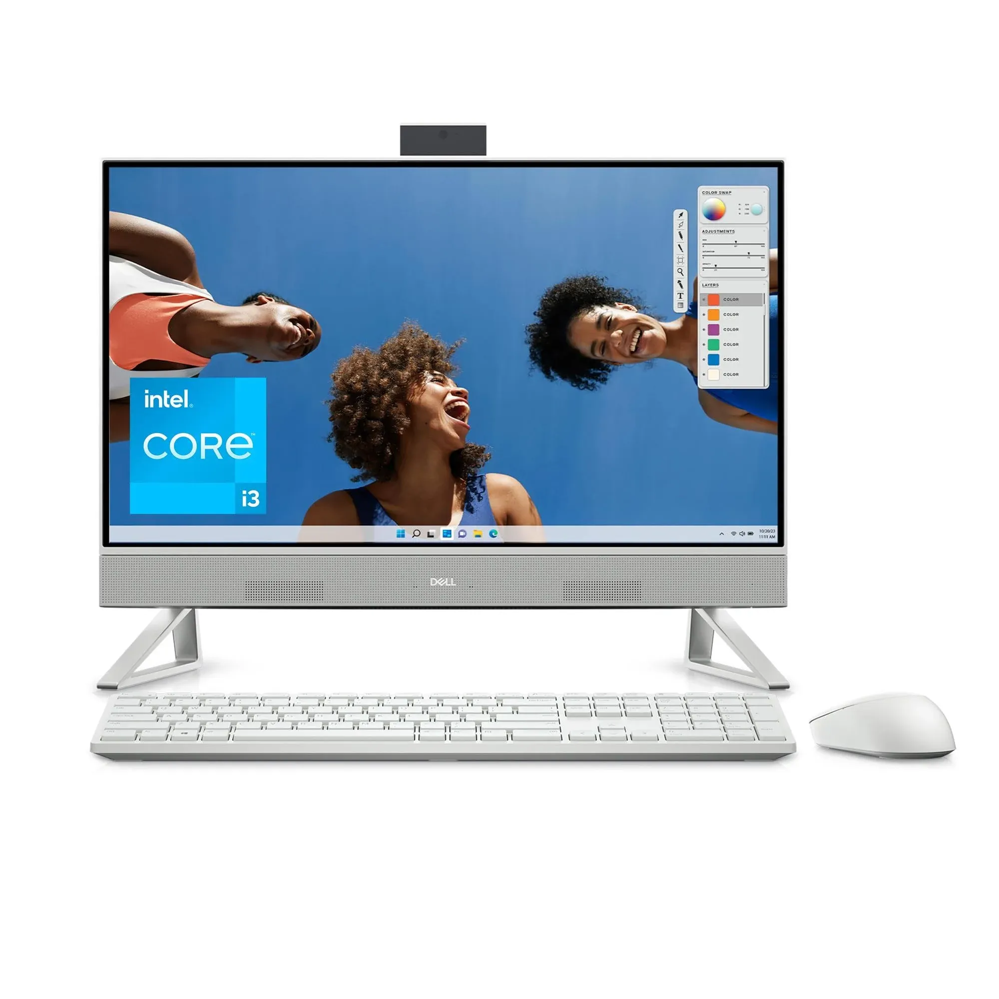 Dell I5420-3142WHT-PUS 23.8 in. Screen Inspiron 24 5420 All-in-One Desktop PC - Intel Core i3 - 8GB Memory - 512gb Solid State Drive